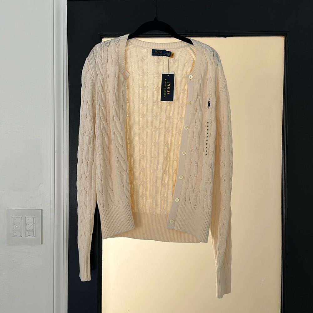 Polo Ralph Lauren Chic Cream Cardigan